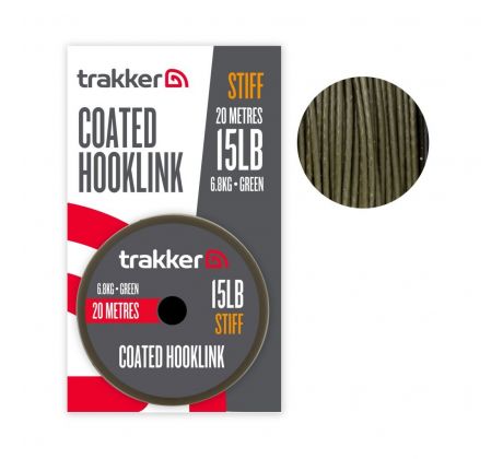 Trakker Návazcová šňůra - Stiff Coated Hooklink 45lb, 20,4kg, 20m