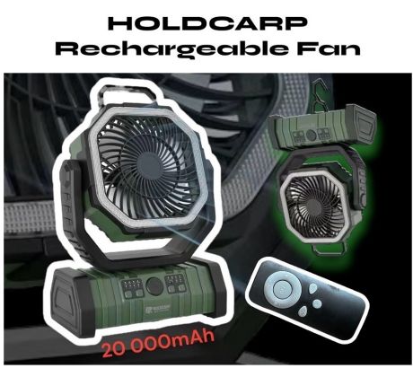 Holdcarp Ventilátor Rechargeable Fan