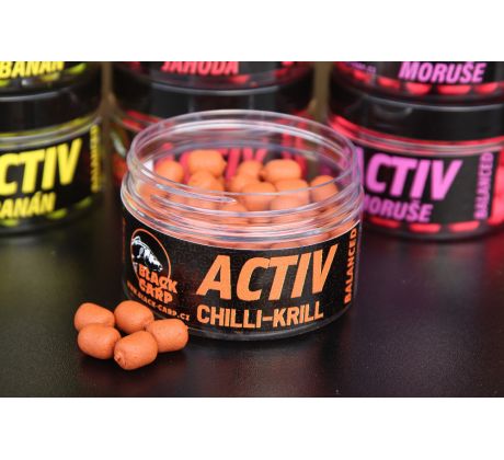 Black Carp Balanced Activ Boilie CHILLI-KRILL 10mm 50gr