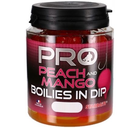 Starbaits Boilies in Dip Pro Peach Mango 150g