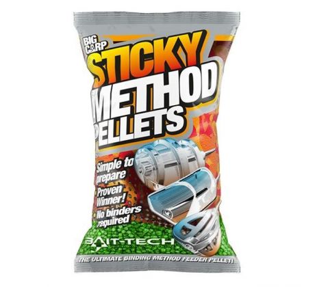 Bait-Tech Pelety Sticky method micro green 700gr