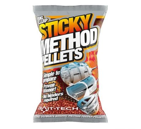 Bait-Tech Pelety Sticky method micro red 700gr