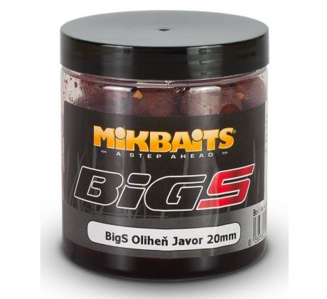 Mikbaits Boilies BiG v Dipu 250ml - BigS Oliheň Javor