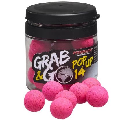 STARBAITS Plovoucí boilies POP-UP G&G Global Strawberry Jam 14mm 20g