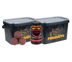 Mikbaits Chilli Chips boilie 2 x 2,5kg - Chilli Scopex + Booster ZDARMA