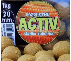 Black Carp ACTIV BOILIES 20mm SLADKÁ KUKUŘICE - VÝPRODEJ