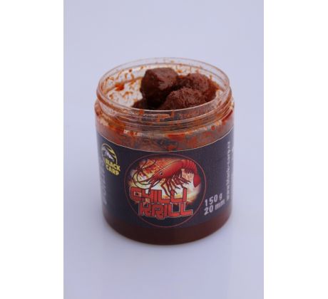 Black Carp Boilie dipované CHILLI - KRILL 20mm 150gr - VÝPRODEJ