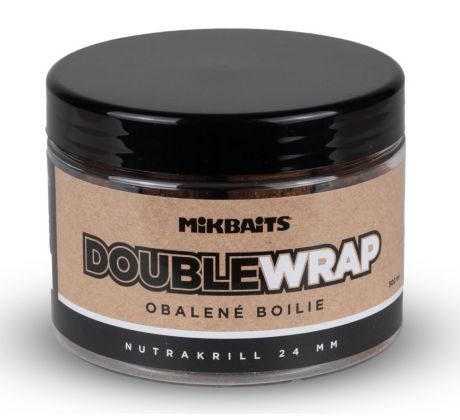 Mikbaits ManiaQ Double Wrap boilie 500ml - NutraKRILL - VÝPRODEJ