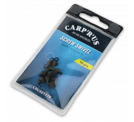 Carp´R´Us Obratlík s vrutem Screw Swivel 10ks